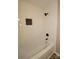 Bathroom with white subway tile and updated fixtures at 310 Chaney St, Wingate, NC 28174
