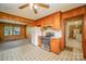 Kitchen with wood cabinets, a breakfast bar and stainless steel appliances at 1418 Oakwood Ave, Kannapolis, NC 28081