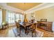Formal dining room with hardwood floors and chandelier at 2073 Hambridge Ave, Kannapolis, NC 28081