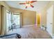Bedroom with large window and ceiling fan at 2073 Hambridge Ave, Kannapolis, NC 28081