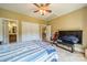 Bedroom with large TV and en-suite bathroom at 2073 Hambridge Ave, Kannapolis, NC 28081