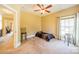 Small bedroom with two barstools and window at 2073 Hambridge Ave, Kannapolis, NC 28081