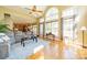 Spacious Gathering room with hardwood floors and large windows at 2073 Hambridge Ave, Kannapolis, NC 28081