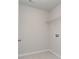 Laundry area with shelving and space for a washer and dryer at 3820 Shider Ln, Kannapolis, NC 28081