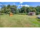 Spacious backyard with shed and lush green grass at 1000 Creekside Dr, Lincolnton, NC 28092