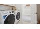 Laundry room with washer, dryer, and extra storage at 135 Armstrong Rd, Belmont, NC 28012