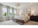 Luxurious main bedroom with large windows and stylish decor at 135 Armstrong Rd, Belmont, NC 28012