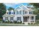 Two-story house with gray siding, white trim, and a front porch at 00 Rivendell Rd # 7, Denver, NC 28037