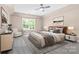 Well-lit bedroom with a comfortable bed and plenty of space at 4426 Pine St # 74, Kannapolis, NC 28081