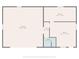 Floor plan showing garage, bath, and two rooms at 12770 Bringle Ferry Rd, Richfield, NC 28137