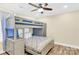 Bedroom with built-in bunk beds and ample storage at 919 Edgemont Ave, Belmont, NC 28012