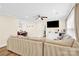 Open living space with sectional sofa and dining area at 919 Edgemont Ave, Belmont, NC 28012