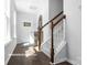 Bright and spacious entryway with hardwood floors and staircase at 10619 Audubon Ridge Dr # 24, Cornelius, NC 28031