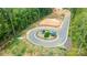 Aerial view of a new community featuring a dog park at 10619 Audubon Ridge Dr # 24, Cornelius, NC 28031