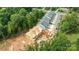 Aerial view of new houses under construction and surrounding area at 10619 Audubon Ridge Dr # 24, Cornelius, NC 28031