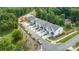 Aerial view of townhouses under construction and surrounding area at 10619 Audubon Ridge Dr # 24, Cornelius, NC 28031