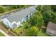 Aerial view showcasing townhouses with backyard space at 10619 Audubon Ridge Dr # 24, Cornelius, NC 28031