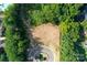 Aerial view of a vacant lot ready for construction at 10611 Audubon Ridge Dr # 26, Cornelius, NC 28031