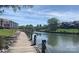 Scenic boardwalk path alongside a calm waterway at 10611 Audubon Ridge Dr # 26, Cornelius, NC 28031
