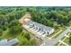 Aerial view of new townhouses and surrounding area at 10611 Audubon Ridge Dr # 26, Cornelius, NC 28031