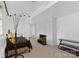 Finished basement with fireplace, daybed, and ample space at 640 Davie Ave, Statesville, NC 28677