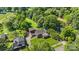 Bird's-eye view of the property showcasing the home and surrounding landscape at 640 Davie Ave, Statesville, NC 28677