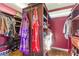 Walk-in closet with ample shelving and hanging space at 640 Davie Ave, Statesville, NC 28677