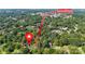 Property location shown with proximity to Statesville downtown at 640 Davie Ave, Statesville, NC 28677