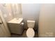 Simple bathroom with a toilet and vanity at 410 Clinton Dr, Kings Mountain, NC 28086