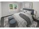 Cozy bedroom with plush bedding and window views at 138 Bufflehead Dr, Mooresville, NC 28117