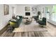 Bright living room with fireplace and stylish furniture at 138 Bufflehead Dr, Mooresville, NC 28117