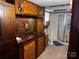 Bathroom with shower, toilet, and wooden vanity at 655 Lippard Rd, Salisbury, NC 28146