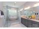 Elegant bathroom with double vanity, soaking tub and shower at L4 Marietta Rd # 4, Mooresville, NC 28117