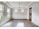 Formal dining room with wainscoting and chandelier at 2024 Cedar Falls Dr # 9, Waxhaw, NC 28173