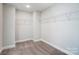 Spacious closet with wire shelving; provides ample storage at 2024 Cedar Falls Dr # 9, Waxhaw, NC 28173
