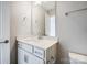 Clean bathroom with white vanity and mirror at 2024 Cedar Falls Dr # 9, Waxhaw, NC 28173