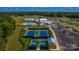 Community overview featuring a clubhouse, pool, and tennis courts at 9837 Jubilee Ct, Charlotte, NC 28215