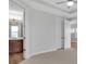Large bedroom with ensuite bathroom and hardwood floors at 9837 Jubilee Ct, Charlotte, NC 28215