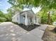 Newly renovated light blue house with a charming front porch at 253 Franklin Nw Ave, Concord, NC 28025