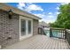 Deck with access from home, overlooking a pool and private backyard at 531 Coman Ln, Kings Mountain, NC 28086