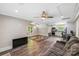 Spacious bonus room with kitchenette and hardwood floors at 531 Coman Ln, Kings Mountain, NC 28086