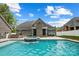 Inviting pool with a spa and outdoor kitchen at 531 Coman Ln, Kings Mountain, NC 28086