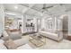 Open concept living space showcasing kitchen, living, and dining areas at 531 Coman Ln, Kings Mountain, NC 28086