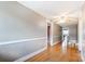 Hallway with hardwood floors and ceiling fan at 430 Dave Lyle Blvd, Rock Hill, SC 29730