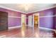 Spacious bedroom with hardwood floors, purple walls, and lots of light at 430 Dave Lyle Blvd, Rock Hill, SC 29730