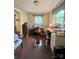 Home office features wood floors and a vintage record player at 5419 Stevens Mill Rd, Matthews, NC 28104