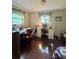 Bright home office with wood floors and built-in storage at 5419 Stevens Mill Rd, Matthews, NC 28104