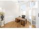 Bright home office with hardwood floors and large desk at 3446 Governors Island Dr, Denver, NC 28037