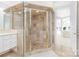 Bathroom with a large walk-in shower at 3446 Governors Island Dr, Denver, NC 28037