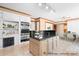 Spacious kitchen with island, double ovens, and ample cabinetry at 4299 Randleman Rd, Iron Station, NC 28080